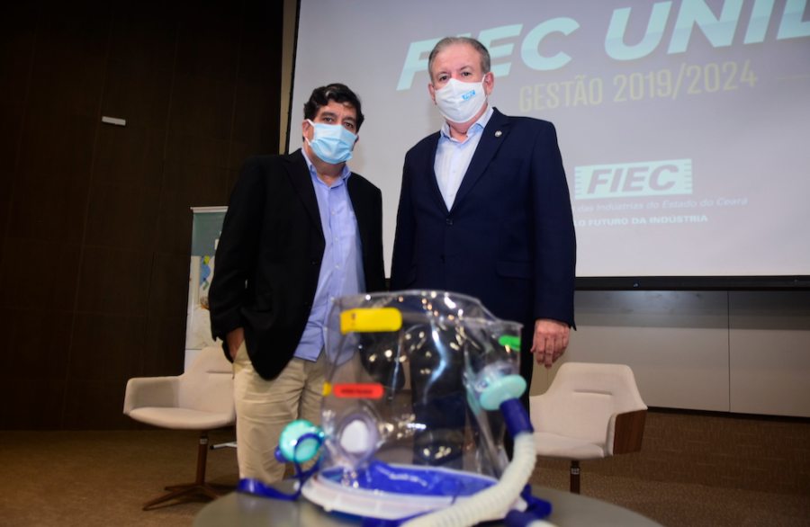 FIEC realizará a doação de 250 capacetes Elmos para uso pelo Governo do Ceará FIEC realizará a doação de 250 capacetes Elmos para uso pelo Governo do Ceará