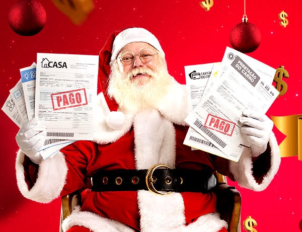 Campanha de Natal do RioMar Fortaleza premiará um sortudo com um ano de contas pagas