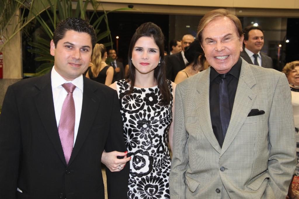 
				Pompeu Vasconcelos , Marília Quintão e Lalá Medeiros
				