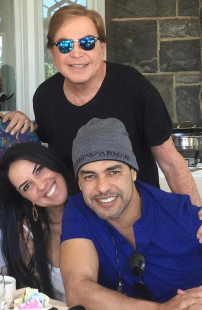 
				Lalá, Graciele Lacerda e Zezé de Camargo
				