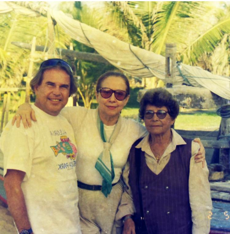 
				Lalá, Fernanda Montenegro e Augediva Medeiros
				