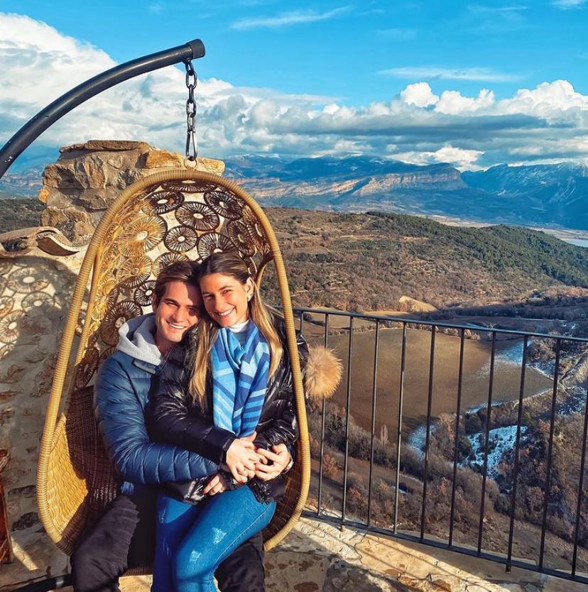 Bruna e Ravi Macêdo iniciam o ano na estação de ski Baqueira Beret