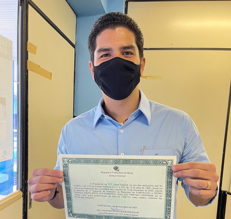 Pedro França vai assumir cadeira na Câmara Municipal de Fortaleza