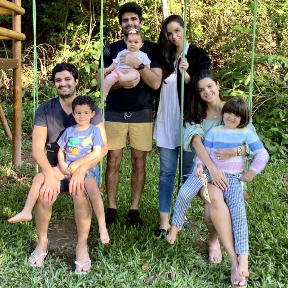 Família Becco curte ar puro de Guaramiranga durante o fim de semana