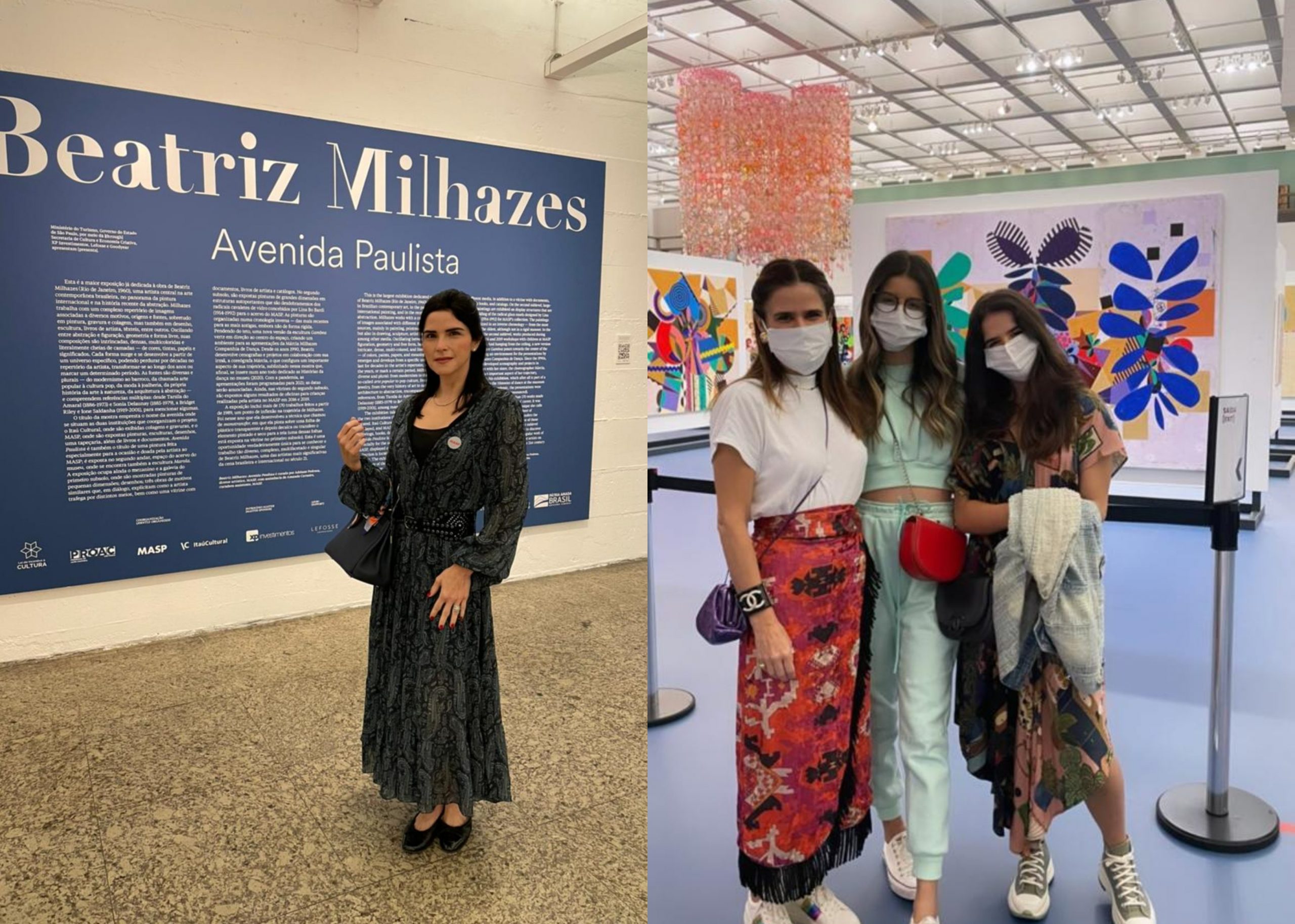 Cearenses visitam exposição de Beatriz Milhazes no Museu de Arte de São Paulo