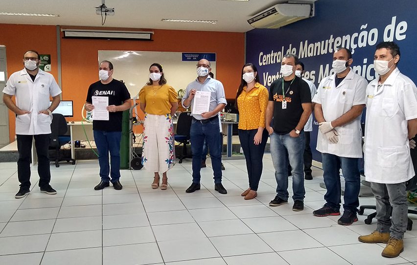 Senai e ESP-CE firmam parcerias visando retomar as ações de pesquisa e inovação Senai e ESP-CE firmam parcerias visando retomar as ações de pesquisa e inovação