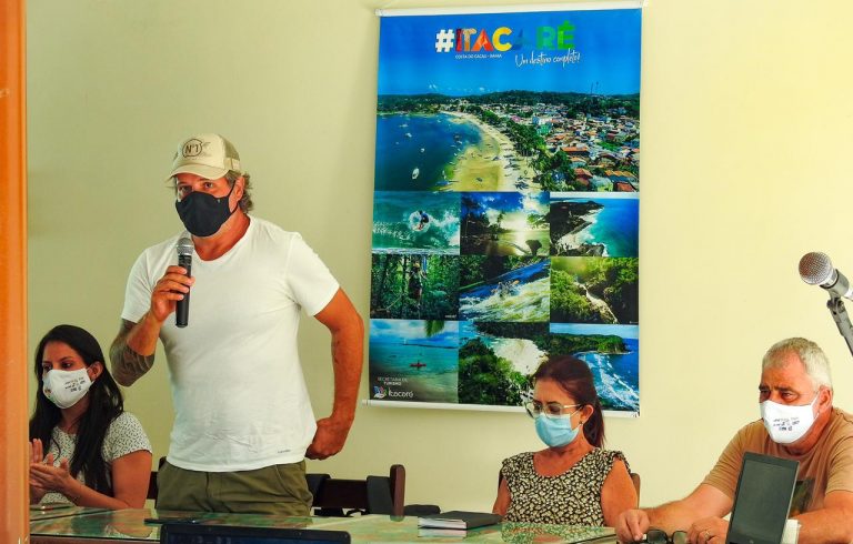 Réveillon N°1 e empresários de Itacaré debatem retomada do turismo na região