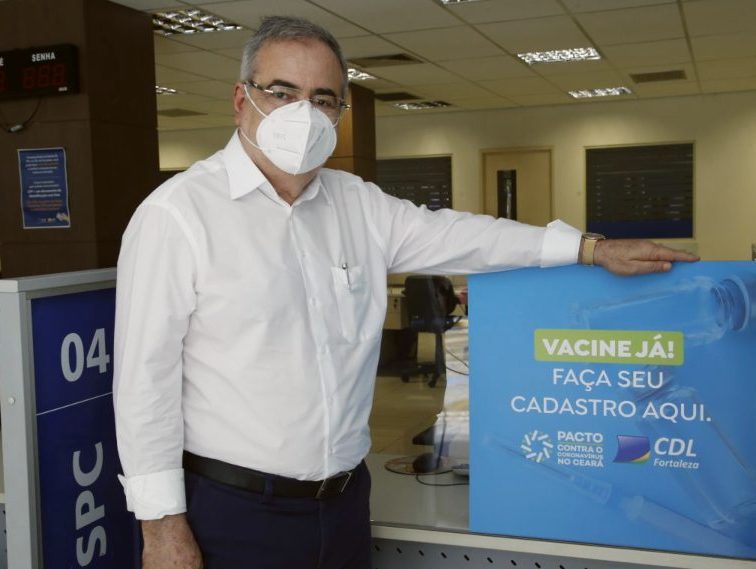CDL de Fortaleza inicia campanha para ampliar o cadastramento da vacinação CDL de Fortaleza inicia campanha para ampliar o cadastramento da vacinação