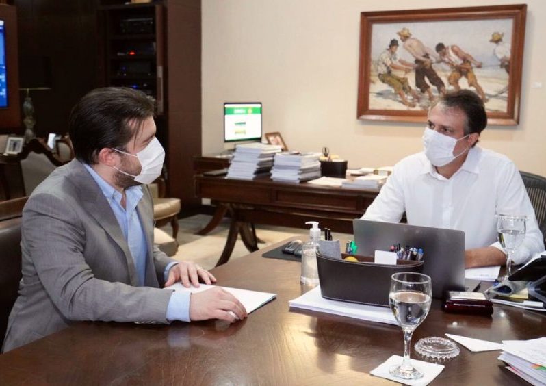 Pedro Bezerra discute com Camilo novas estratégias para a economia do Ceará Pedro Bezerra discute com Camilo novas estratégias para a economia do Ceará