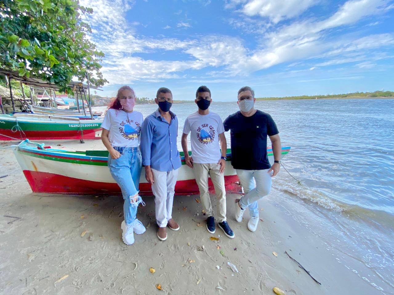 Paulo Rodrigo visita Fortim, cenário do próximo clipe do projeto Orgulho de ser Cearense