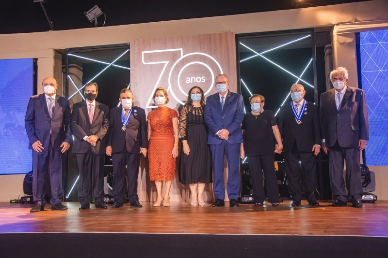 Dupla comemoração - FIEC celebra seus 70 anos com a entrega da Medalha do Mérito Industrial
