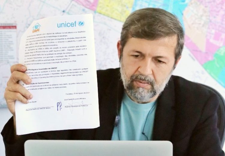 Prefeitura de Fortaleza renova adesão à iniciativa do Unicef para primeira infância