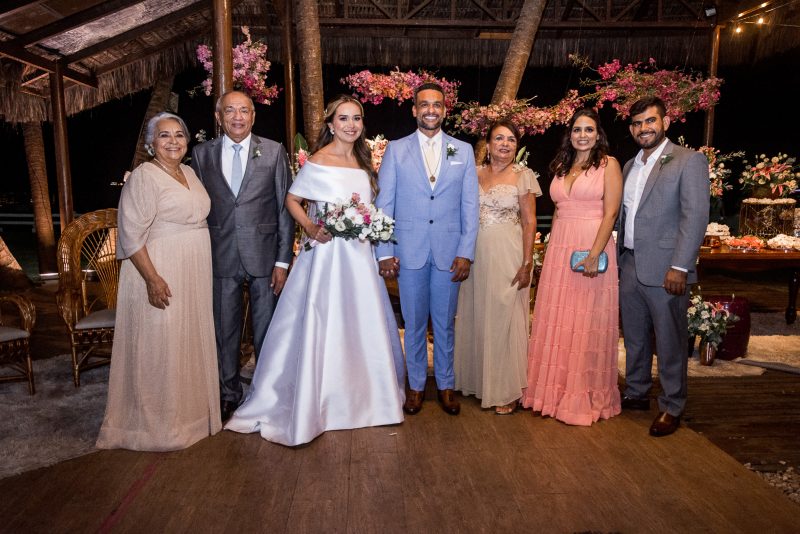 Wedding day - O Iate Clube foi cenário da festa de casamento de João Luiz Ferreira e Ticiana Ribeiro