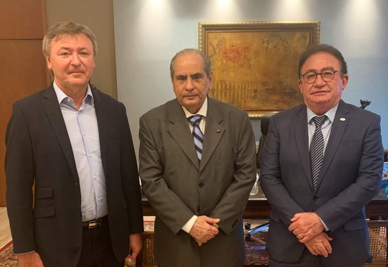 Maurício Filizola e Manoel Linhares vão ao DF convidar o presidente a CNC para aniversário da ABIH Nacional e Conotel