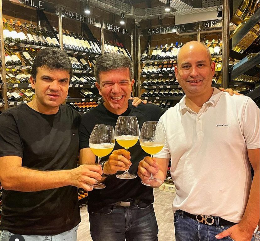 André Linheiro recebe a visita ilustre de Waldonys na Brava Wine