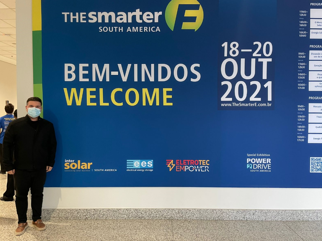 Deputado Bruno Pedrosa participa da maior feira de energia solar da América Latina