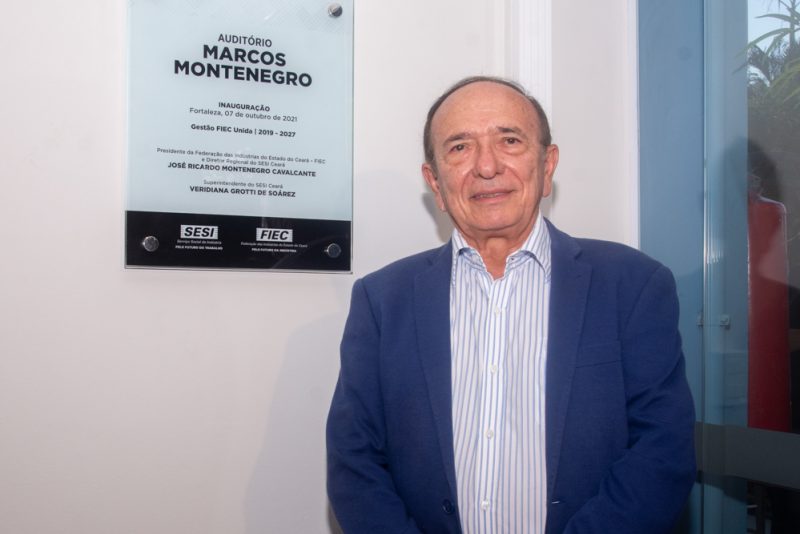 Novo espaço - FIEC inaugura auditório do Sesi Parangaba com homenagem a Marcos Montenegro
