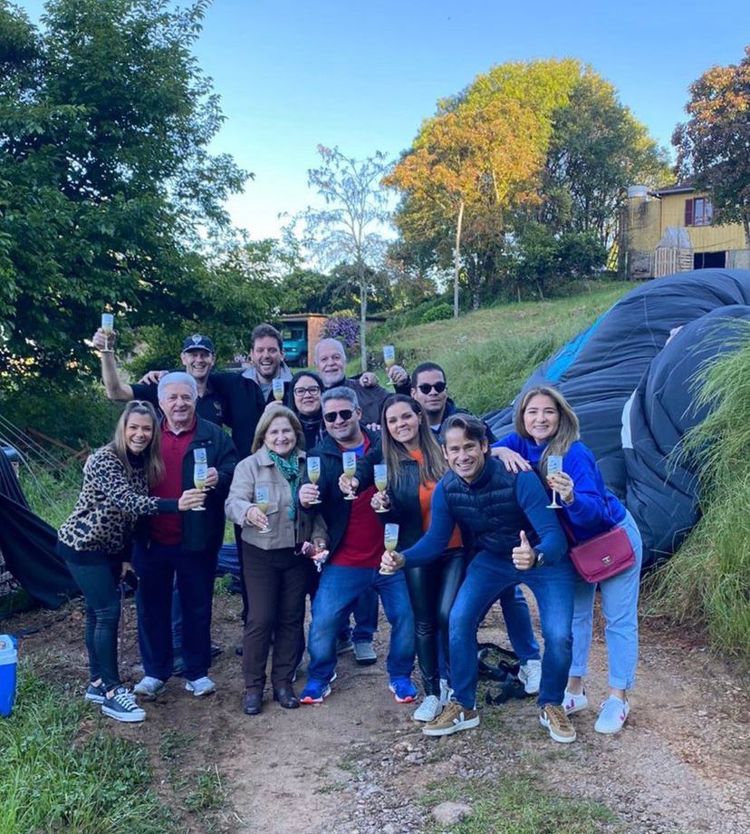 Deusmar e Auricelia Queirós em viagem à Serra Gaucha com a família