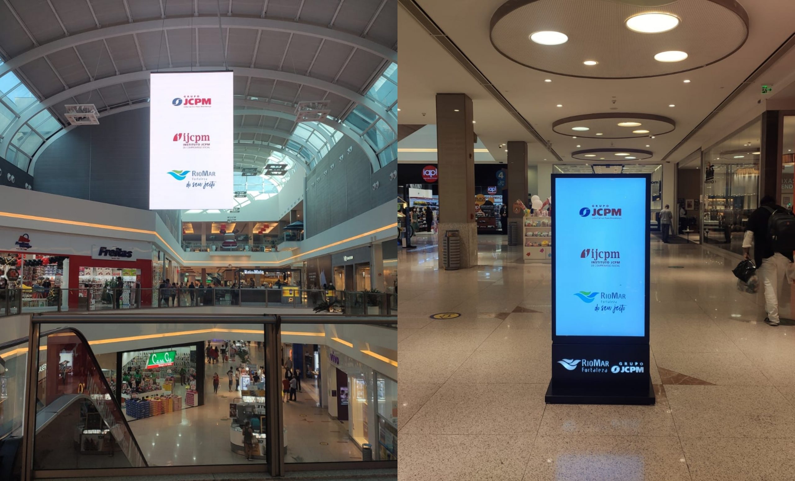 Grupo JCPM implanta maior rede de painéis em shoppings do Nordeste