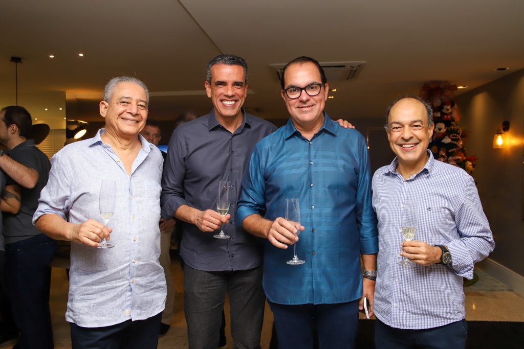 Leonardo Alburquere Ceo Da Gft Com Os Diretores Nilo, Do Banco Daycoval, Alex Do Banco Pan E Botelho Banco C6