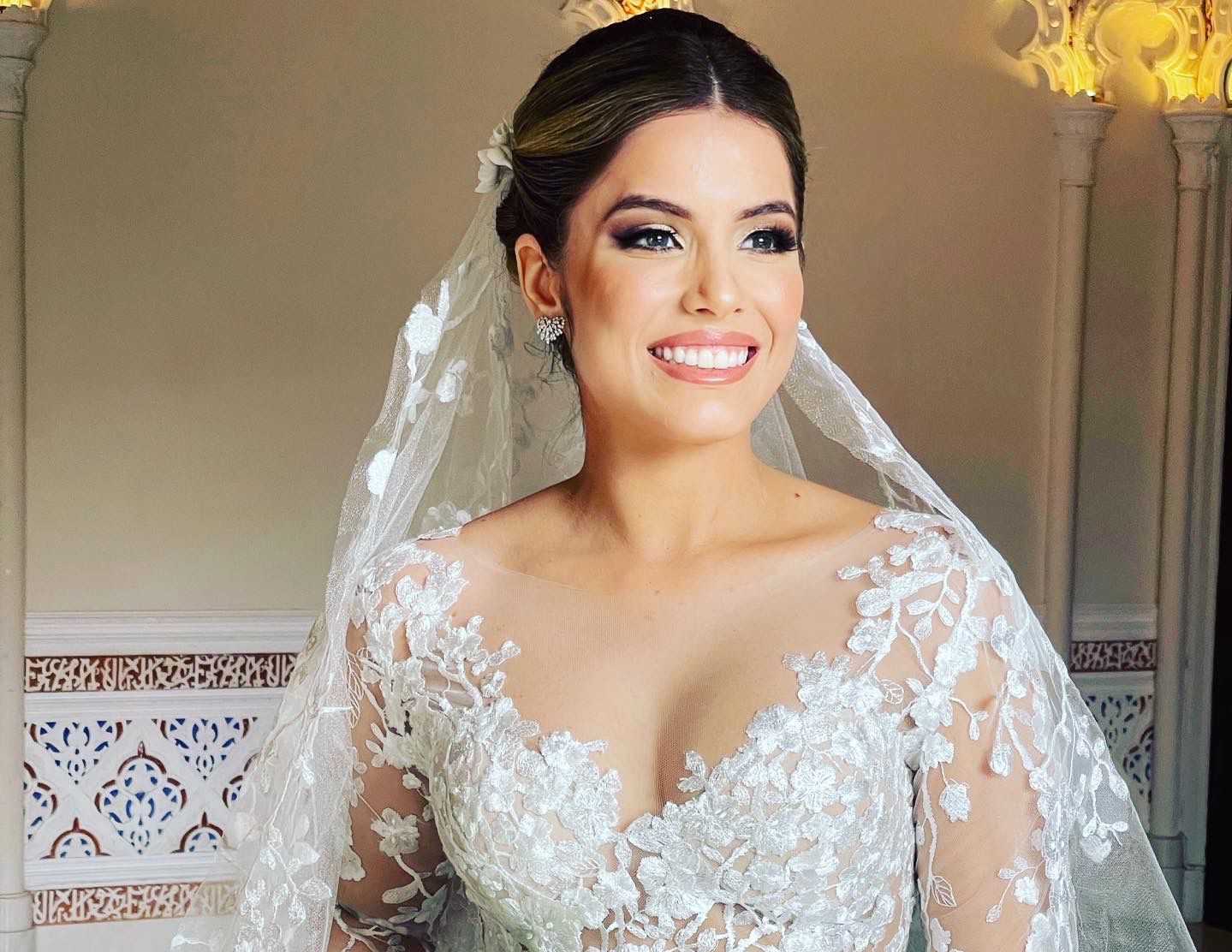 Beatriz Porto torna-se a Sra Marcio Parahyba em cerimônia religiosa em Portugal