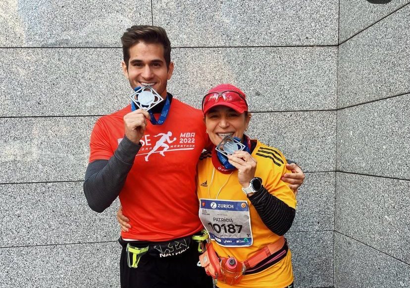 Patrícia e Ravi Macêdo completam a Zúrich Marató Barcelona
