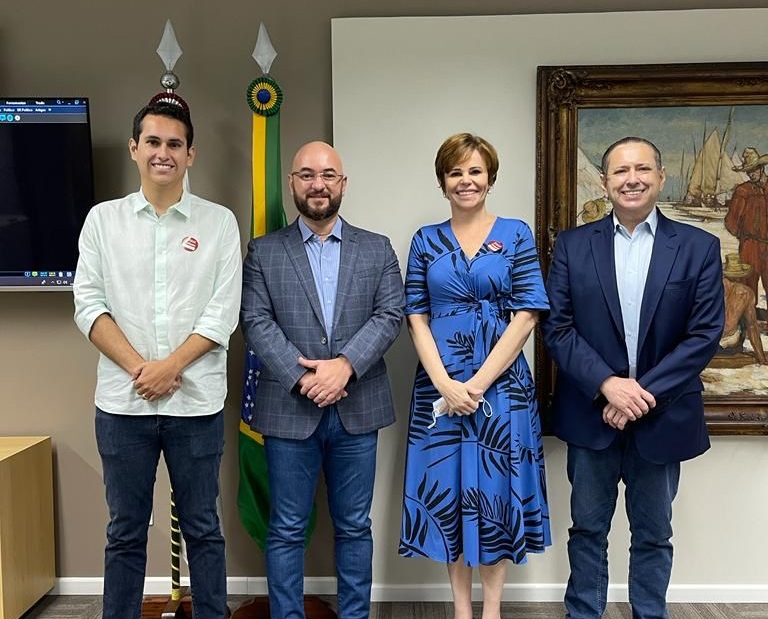Presidente do BNB se reúne com Domingos Neto, Patrícia Aguiar e Domingos Filho