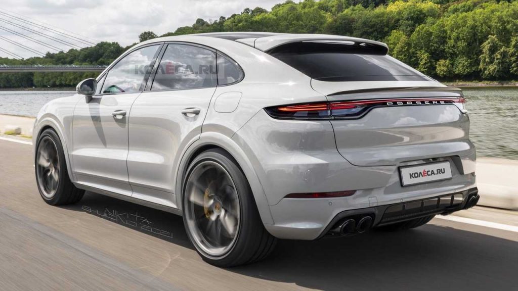 2022 Porsche Cayenne Coupe Facelift Rendering