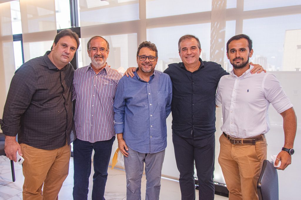 Fabio Hiluy, Antonio Brito, Ricardo Teixeira, Ricardo Bezerra E Geraldo Rodrigues