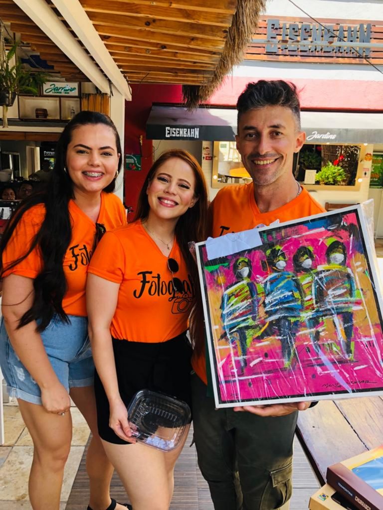 Gessika Nunes, Paula Amaral E Lino Vieira