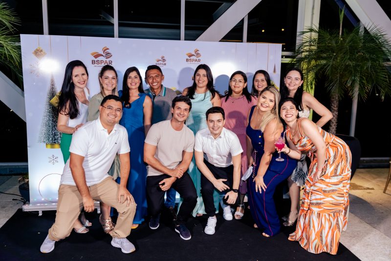 Evento de Natal - Beto Studart pilota confraternização da BSPAR no sky lounge do BS Design