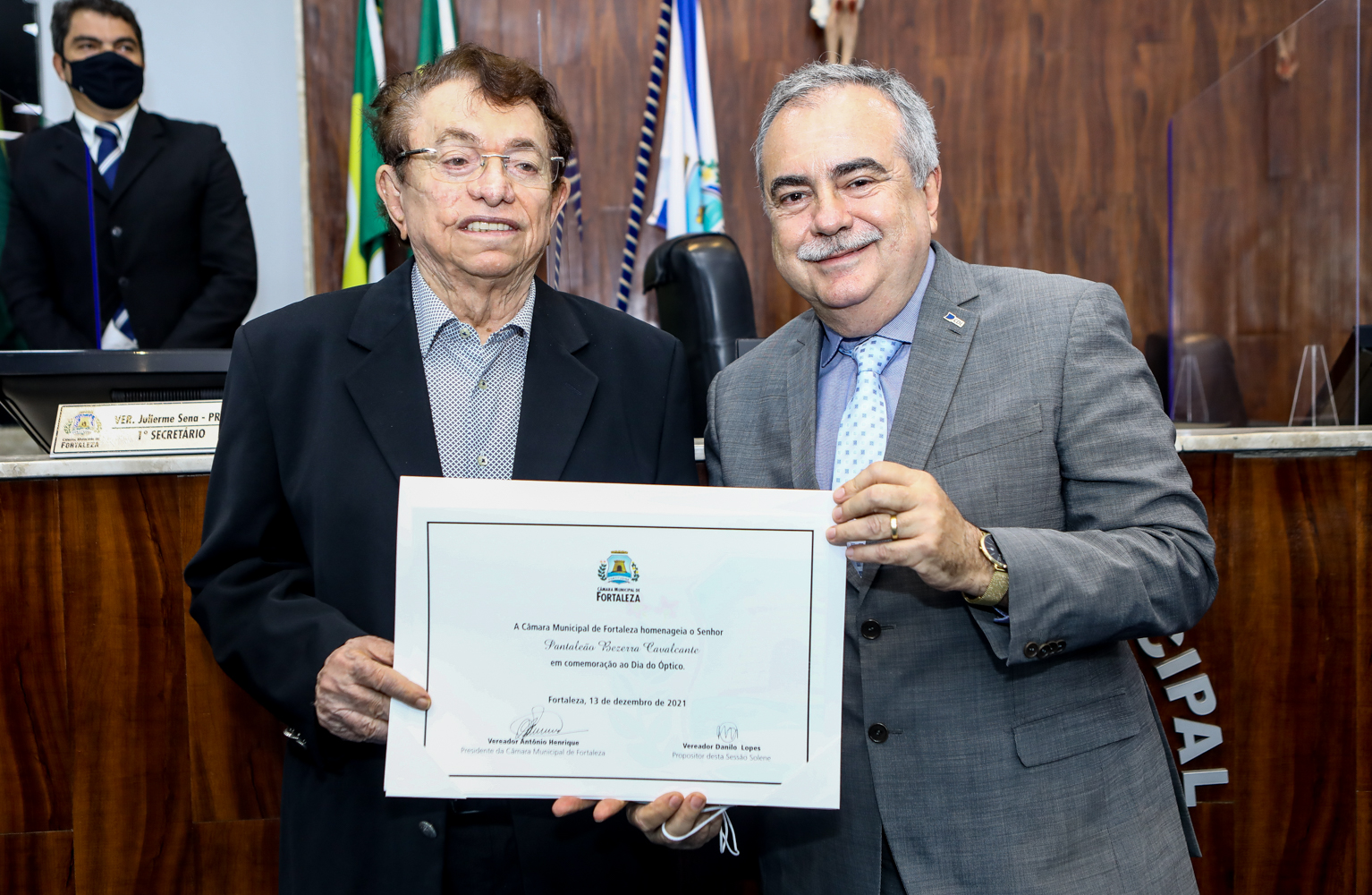 Pantaleão Bezerra Cavalcante é homenageado na Câmara Municipal de Fortaleza