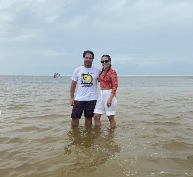 Gabriella Ventura e Fernando Diniz se encantam com as belezas de Atins, no Maranhão