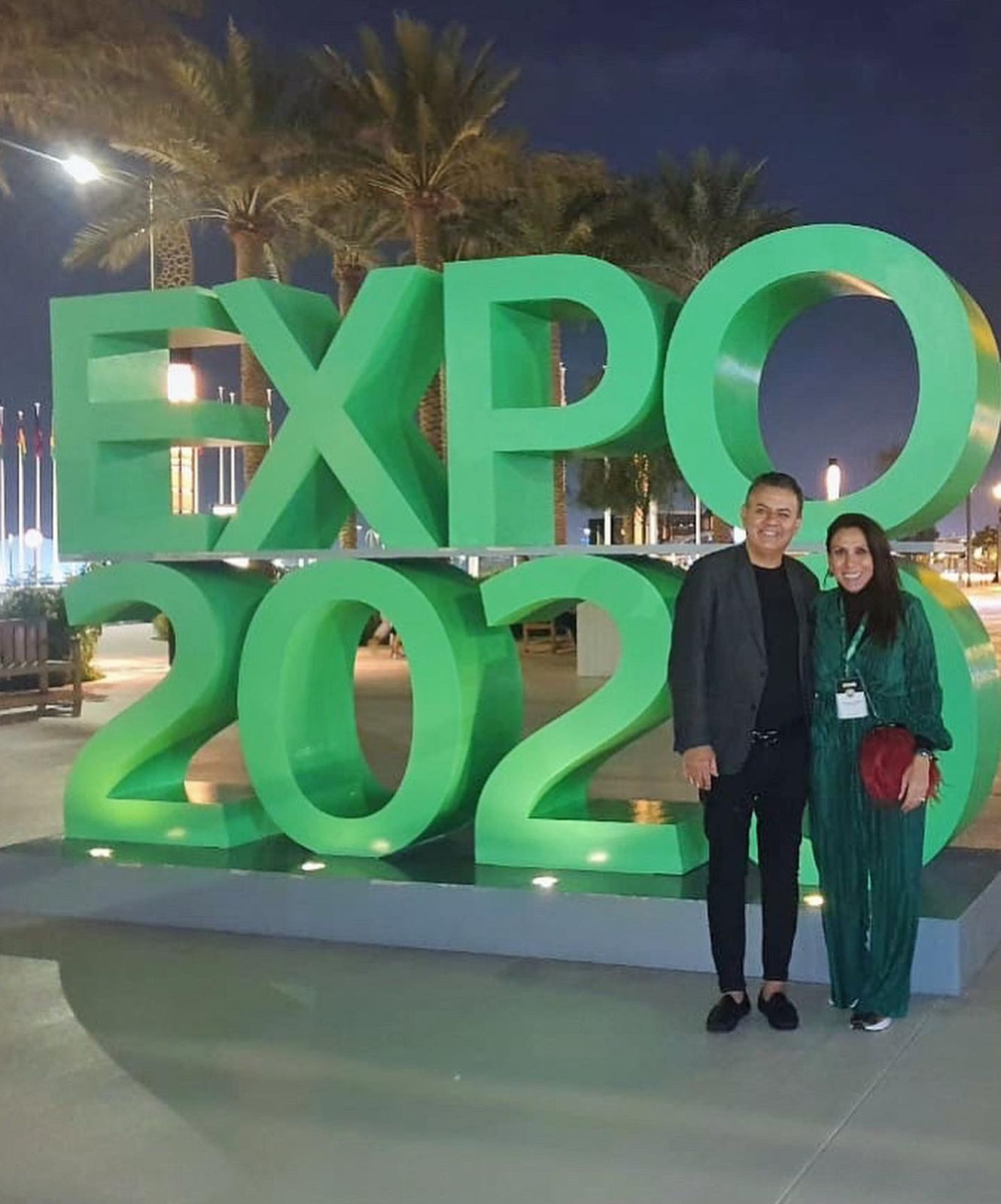 Valdir e Samara Fernandes participam da feira Expo Dubai 2020