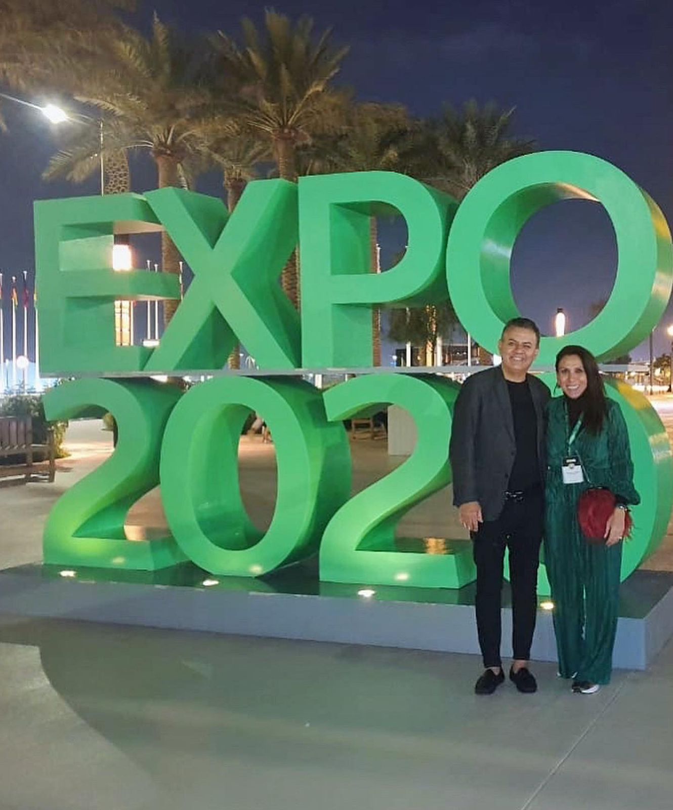 Valdir e Samara Fernandes participam da feira Expo Dubai 2020 Valdir e Samara Fernandes participam da feira Expo Dubai 2020