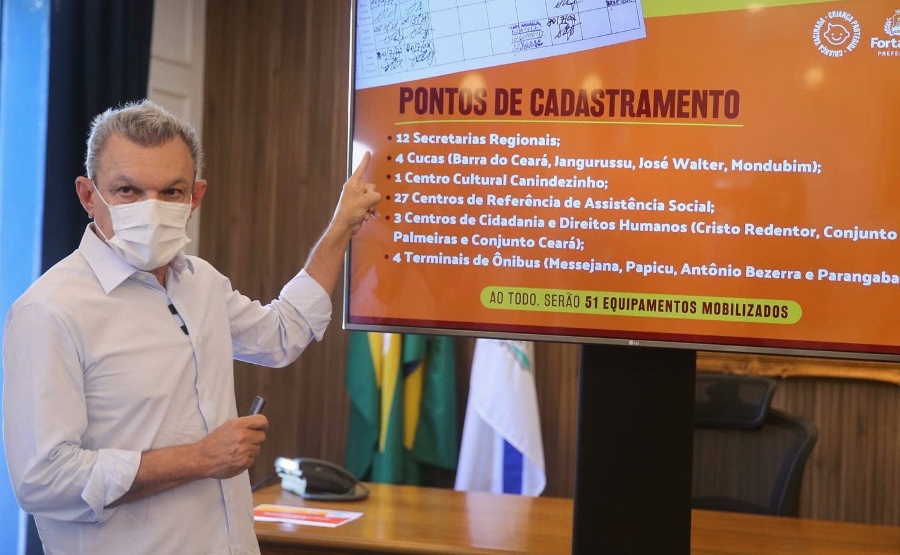 Prefeitura de Fortaleza realiza mutirão visando cadastrar crianças para vacinação