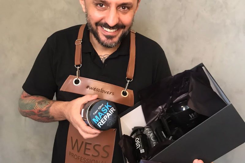 Sérgio G recebe Wess Professional para lançamento da linha de descoloração 100% vegana