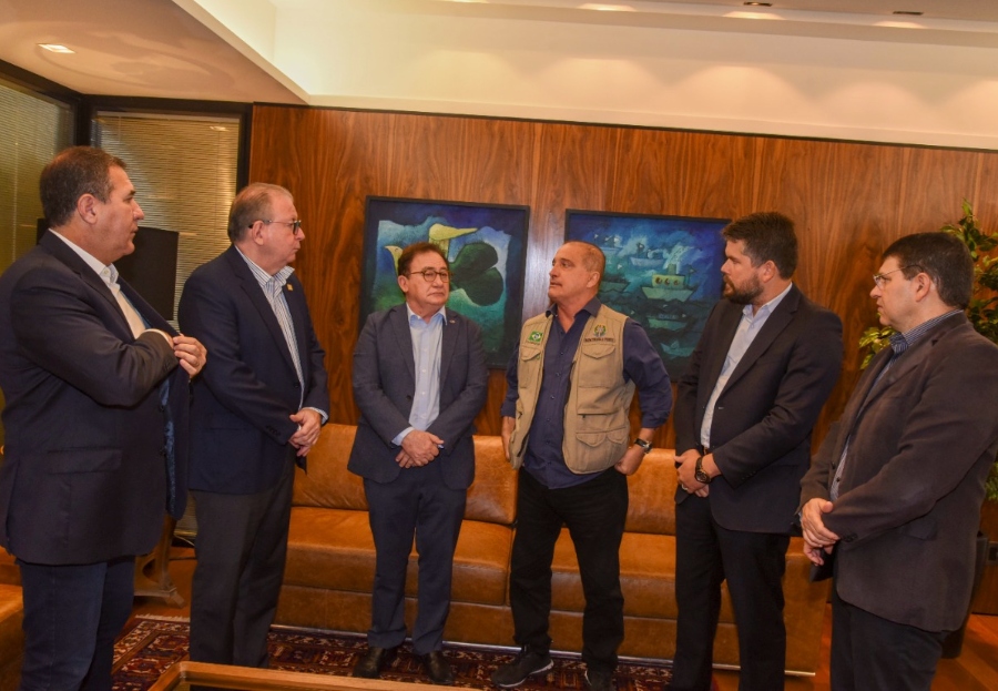Ricardo Cavalcante apresenta o Hub de H2V para o ministro Onyx Lorenzoni