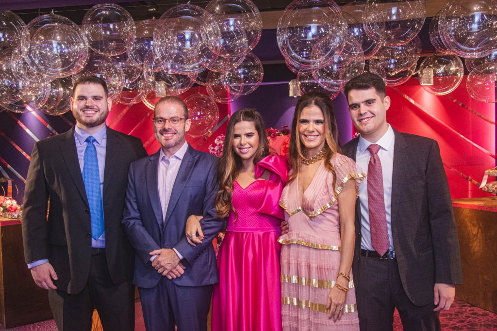 Davi Frota, Prisco Bezerra, Gabriela Bezerra, Niedja Bezerra E Pedro Frota