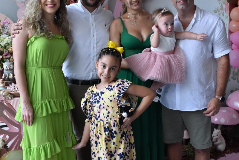 Sessão sopro de velinhas - Fernanda e Tasso Pacheco celebram o primeiro aninho de Ângela