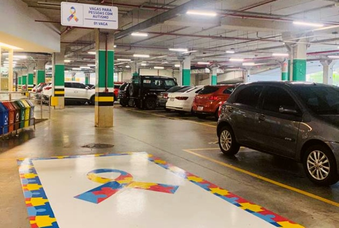 RioMar Fortaleza oferece vagas de estacionamento a pessoas com autismo
