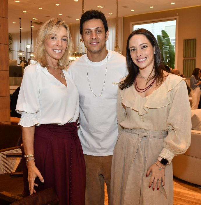 Anette Rivkind, Thiago Mansur e Giselle Rivkind