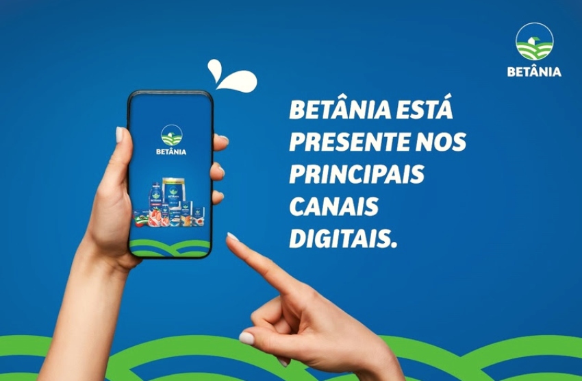 Betânia Lácteos amplia presença digital em parceria com marketplaces e apps