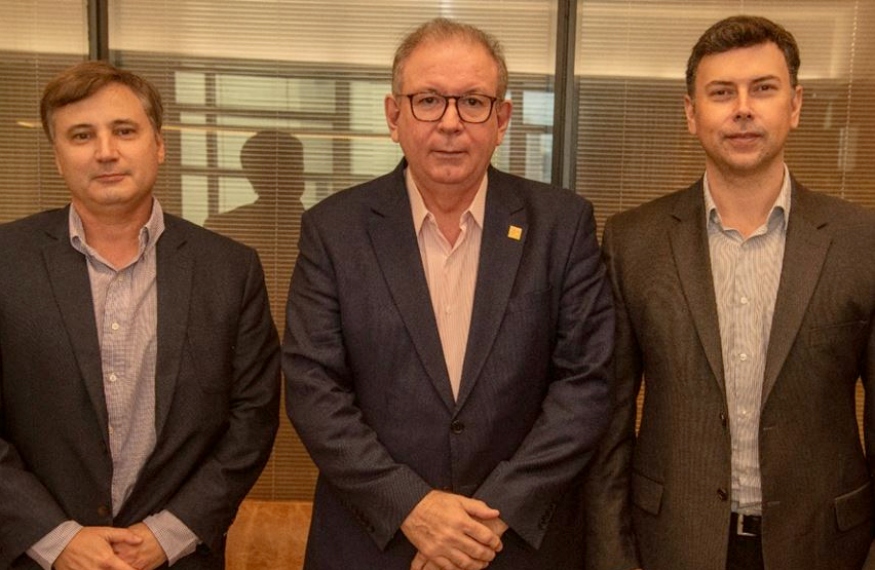 Ricardo Cavalcante recebe executivos da White Martins na Casa da Indústria