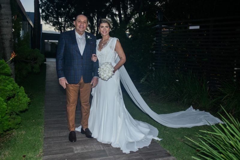 Chic & Intimista - Giselle Boris se torna a Sra. Aginaldo Lima em emocionante cerimônia ao cair da tarde