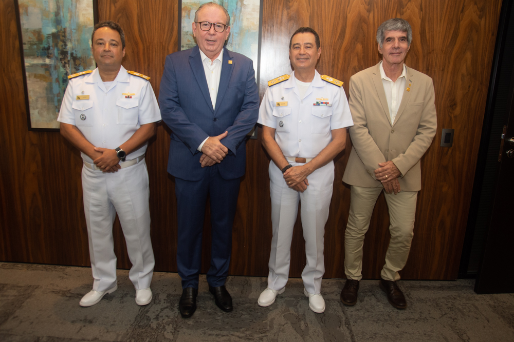 Almirante André, Ricardo Cavalcante, Almirante Almir Garnier Santos E Cel. Benício (2)