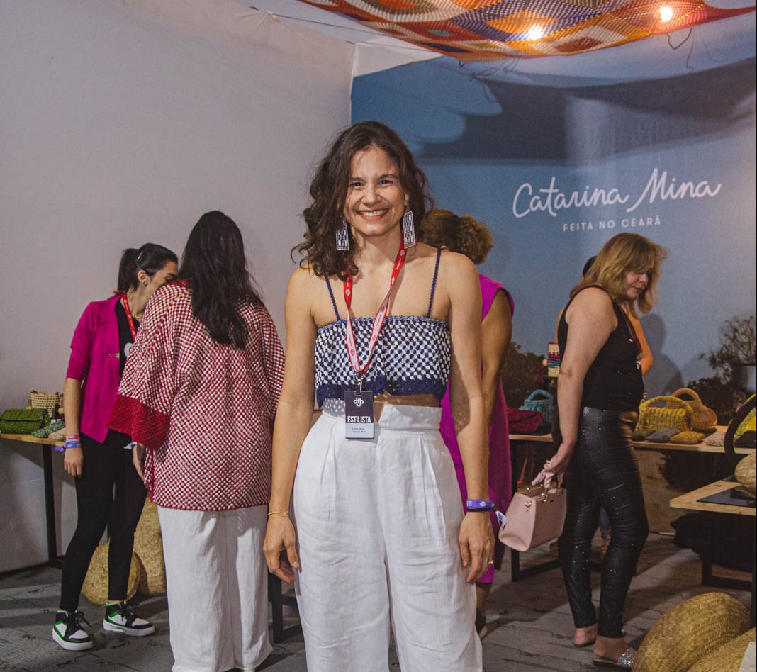 Celina Hissa conta história da marca Catarina Mina durante o MaxiModa 2022