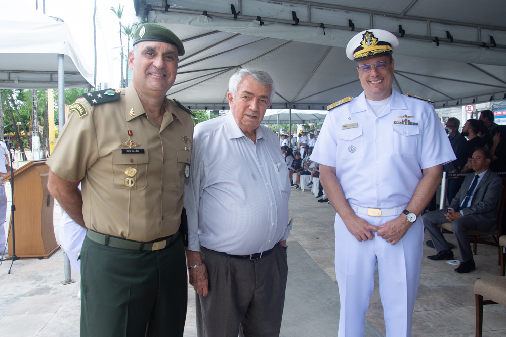 Gal. André Allão, Roberto Macedo E Almirante André Macedo (1)