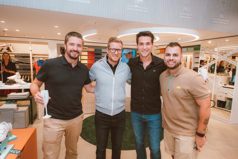 Le Club Evolution - Lacoste inaugura loja conceito e promove coquetel especial no Rio de Janeiro