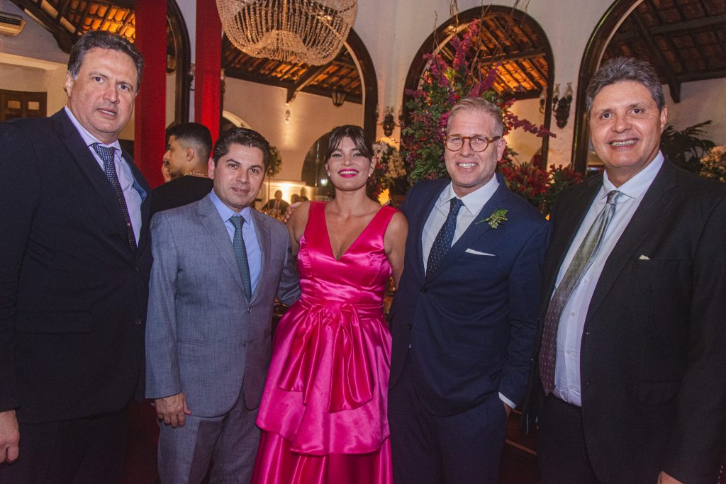 Ricardo Lopes, Pompeu Vasconcelos, Livia Saboia, Jorge Albuquerque E Marcos Oliveira